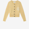 Newton Cotton and Wool Knit Cardigan with Logo Newton Cotton and Wool Knit Cardigan with Logo
