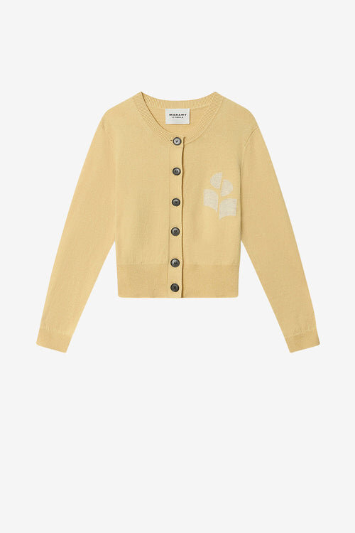 Newton Cotton and Wool Knit Cardigan with Logo Newton Cotton and Wool Knit Cardigan with Logo