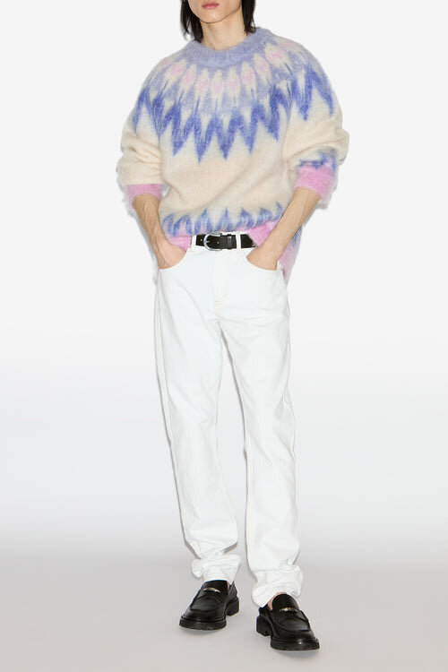 Nicolas Mohair Fair Isle Pattern Sweater Nicolas Mohair Fair Isle Pattern Sweater