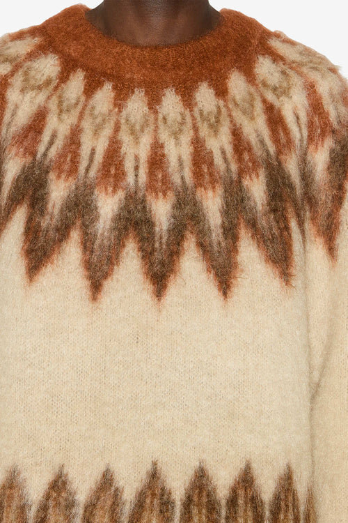 Nicolas Mohair Fair Isle Pattern Sweater Nicolas Mohair Fair Isle Pattern Sweater