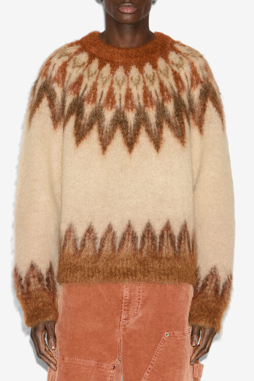 Nicolas Mohair Fair Isle Pattern Sweater Nicolas Mohair Fair Isle Pattern Sweater