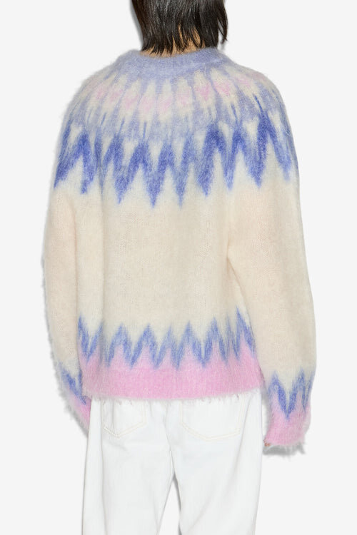 Nicolas Mohair Fair Isle Pattern Sweater Nicolas Mohair Fair Isle Pattern Sweater