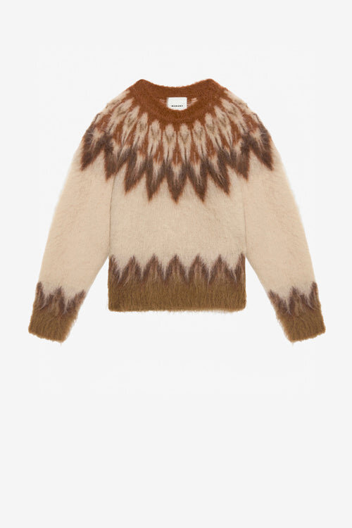 Nicolas Mohair Fair Isle Pattern Sweater Nicolas Mohair Fair Isle Pattern Sweater