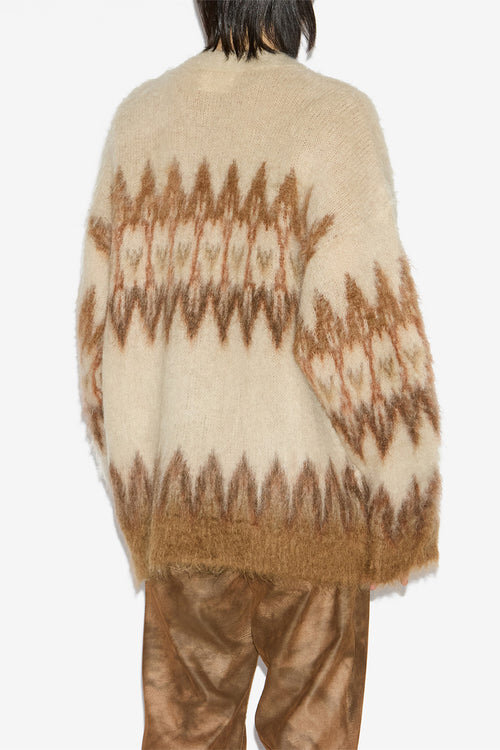 Nielson Mohair Fair Isle Pattern Cardigan Nielson Mohair Fair Isle Pattern Cardigan