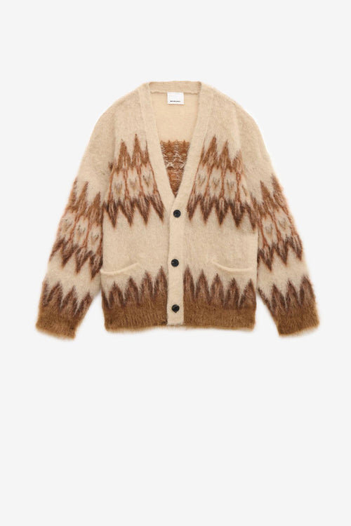 Nielson Mohair Fair Isle Pattern Cardigan Nielson Mohair Fair Isle Pattern Cardigan