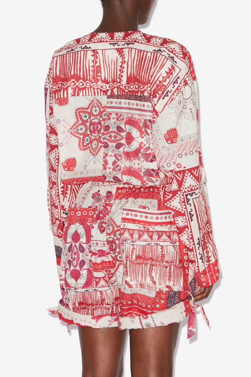 Niely Printed Cotton Voile Playsuit Niely Printed Cotton Voile Playsuit