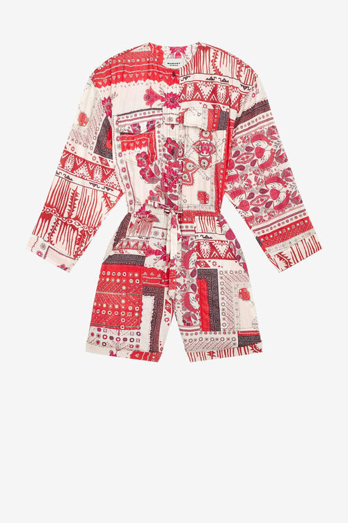 Niely Printed Cotton Voile Playsuit Niely Printed Cotton Voile Playsuit