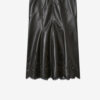 Nisia Lambskin Leather Midi Skirt Nisia Lambskin Leather Midi Skirt