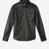 Noee Shirt in Fine and Soft Faux Leather Noee Shirt in Fine and Soft Faux Leather