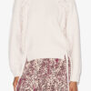 Noelia Ribbed and Braided Merinos Wool Sweater Noelia Ribbed and Braided Merinos Wool Sweater