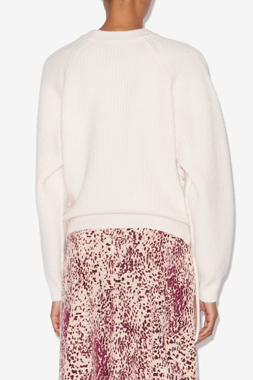 Noelia Ribbed and Braided Merinos Wool Sweater Noelia Ribbed and Braided Merinos Wool Sweater