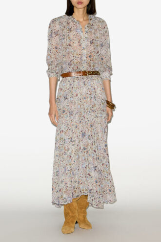 Noeline Printed Crepe Blouse Noeline Printed Crepe Blouse
