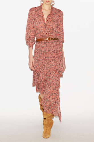 Noeline Printed Crepe Blouse Noeline Printed Crepe Blouse