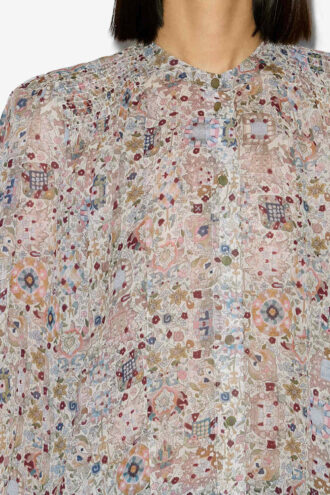 Noeline Printed Crepe Blouse Noeline Printed Crepe Blouse