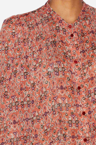 Noeline Printed Crepe Blouse Noeline Printed Crepe Blouse