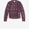 Noeline Printed Crepe Blouse Noeline Printed Crepe Blouse