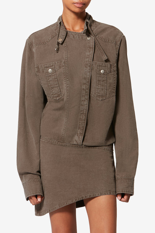 Nouria Lightweight Cotton Denim Shirt Dress Nouria Lightweight Cotton Denim Shirt Dress