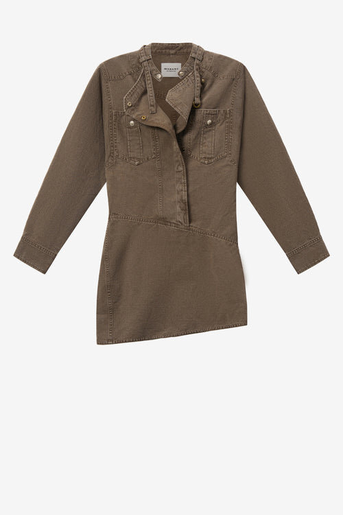 Nouria Lightweight Cotton Denim Shirt Dress Nouria Lightweight Cotton Denim Shirt Dress
