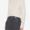 Oaka Cardigan in Plain-Colored Alpaca Knit Oaka Cardigan in Plain-Colored Alpaca Knit