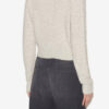 Oaka Cardigan in Plain-Colored Alpaca Knit Oaka Cardigan in Plain-Colored Alpaca Knit