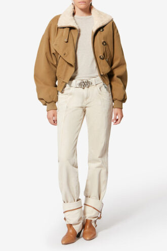 Oana Short Twill Jacket Style Coat