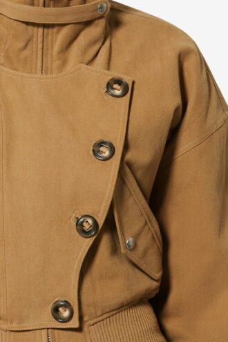 Oana Short Twill Jacket Style Coat