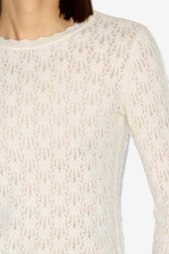 Obeline Lace Knit Sweater Obeline Lace Knit Sweater