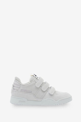 Oney Low-Top Low-Top Velour Leather Sneakers