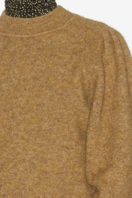 Onnie Sweater in Plain-Colored Alpaca Knit Onnie Sweater in Plain-Colored Alpaca Knit
