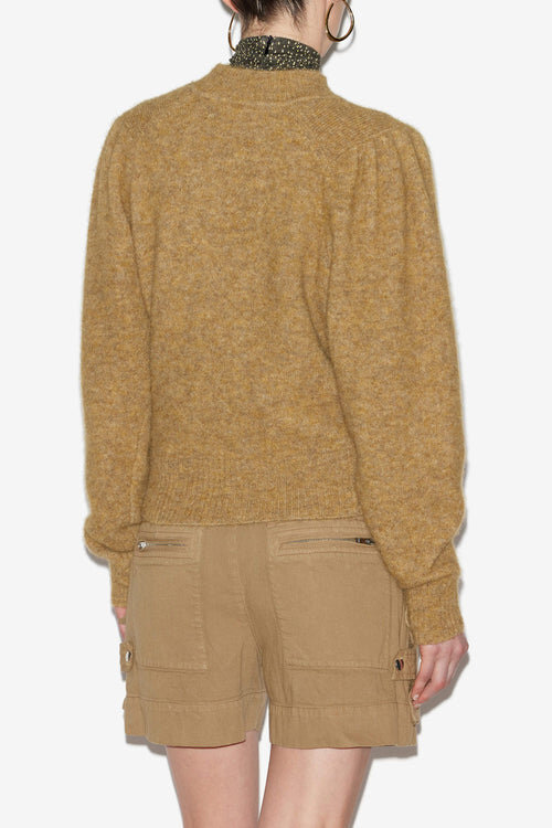 Onnie Sweater in Plain-Colored Alpaca Knit Onnie Sweater in Plain-Colored Alpaca Knit