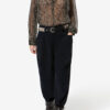 Opalyna Wide-Leg Cotton Twill Canvas Pants Opalyna Wide-Leg Cotton Twill Canvas Pants