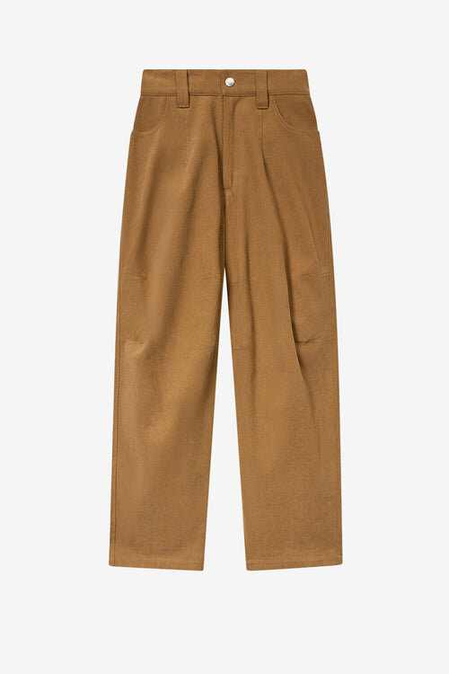 Opalyna Wide-Leg Cotton Twill Canvas Pants Opalyna Wide-Leg Cotton Twill Canvas Pants