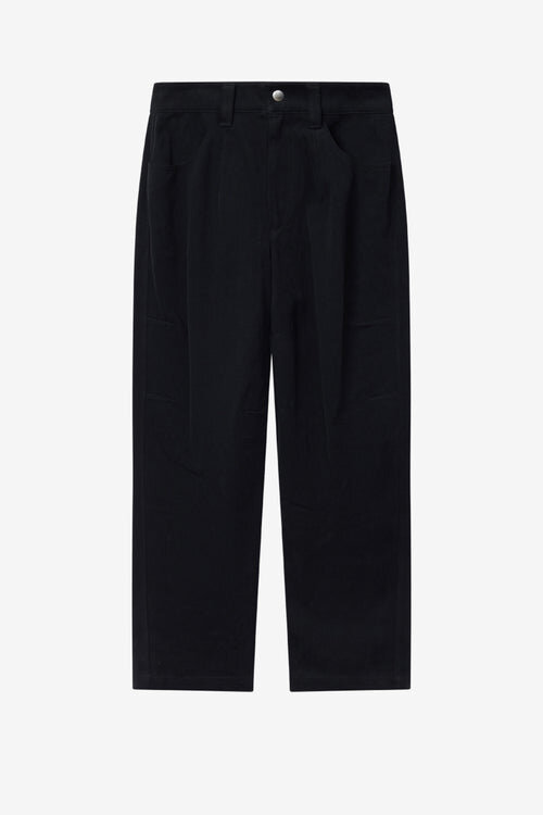 Opalyna Wide-Leg Cotton Twill Canvas Pants Opalyna Wide-Leg Cotton Twill Canvas Pants