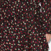 Ora Draped Silk Polka Dot Print Dress