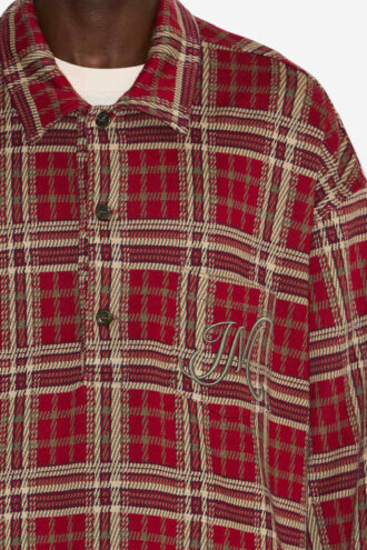 Orelien Plaid Print Shirt