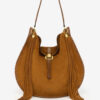 Oskan Hobo Folk Braided Suede Calfskin Leather Bag Oskan Hobo Folk Braided Suede Calfskin Leather Bag