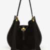 Oskan Hobo Folk Braided Suede Calfskin Leather Bag Oskan Hobo Folk Braided Suede Calfskin Leather Bag