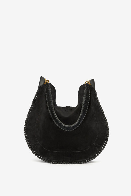 Oskan Hobo Folk Braided Suede Calfskin Leather Bag Oskan Hobo Folk Braided Suede Calfskin Leather Bag