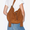 Oskan Hobo Folk Braided Suede Calfskin Leather Bag Oskan Hobo Folk Braided Suede Calfskin Leather Bag