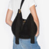 Oskan Hobo Folk Braided Suede Calfskin Leather Bag Oskan Hobo Folk Braided Suede Calfskin Leather Bag