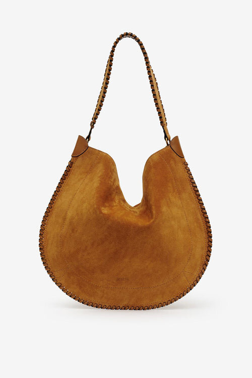 Oskan Hobo Soft Bag in Braided Suede Calfskin Leather Oskan Hobo Soft Bag in Braided Suede Calfskin Leather