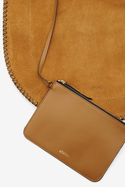 Oskan Hobo Soft Bag in Braided Suede Calfskin Leather Oskan Hobo Soft Bag in Braided Suede Calfskin Leather