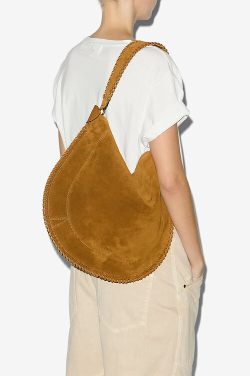 Oskan Hobo Soft Bag in Braided Suede Calfskin Leather Oskan Hobo Soft Bag in Braided Suede Calfskin Leather