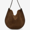 Oskan Hobo Soft Braided Suede Calfskin Leather Bag Oskan Hobo Soft Braided Suede Calfskin Leather Bag