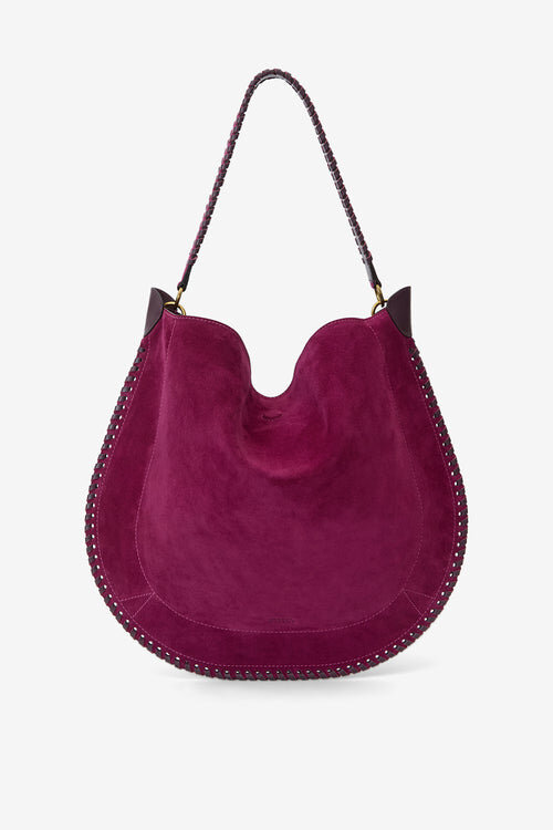 Oskan Hobo Soft Braided Suede Calfskin Leather Bag Oskan Hobo Soft Braided Suede Calfskin Leather Bag