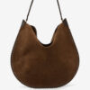 Oskan Hobo Soft Braided Suede Calfskin Leather Bag Oskan Hobo Soft Braided Suede Calfskin Leather Bag
