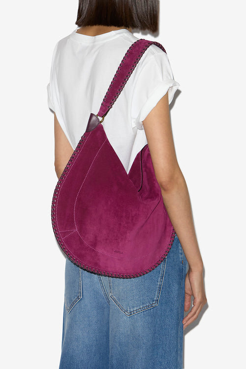 Oskan Hobo Soft Braided Suede Calfskin Leather Bag Oskan Hobo Soft Braided Suede Calfskin Leather Bag