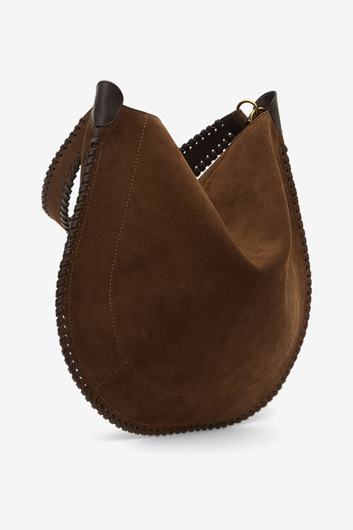 Oskan Hobo Soft Braided Suede Calfskin Leather Bag Oskan Hobo Soft Braided Suede Calfskin Leather Bag