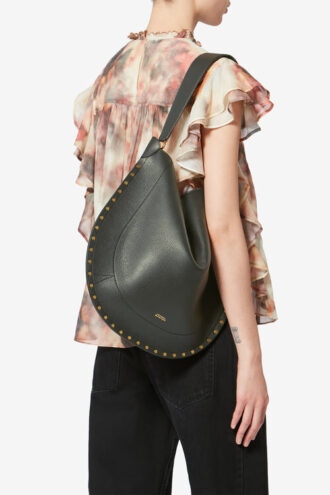 Oskan Hobo Soft Grained Calfskin Leather Handbag