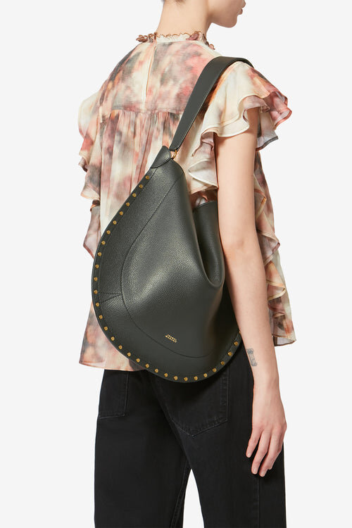 Oskan Hobo Soft Grained Calfskin Leather Handbag Oskan Hobo Soft Grained Calfskin Leather Handbag